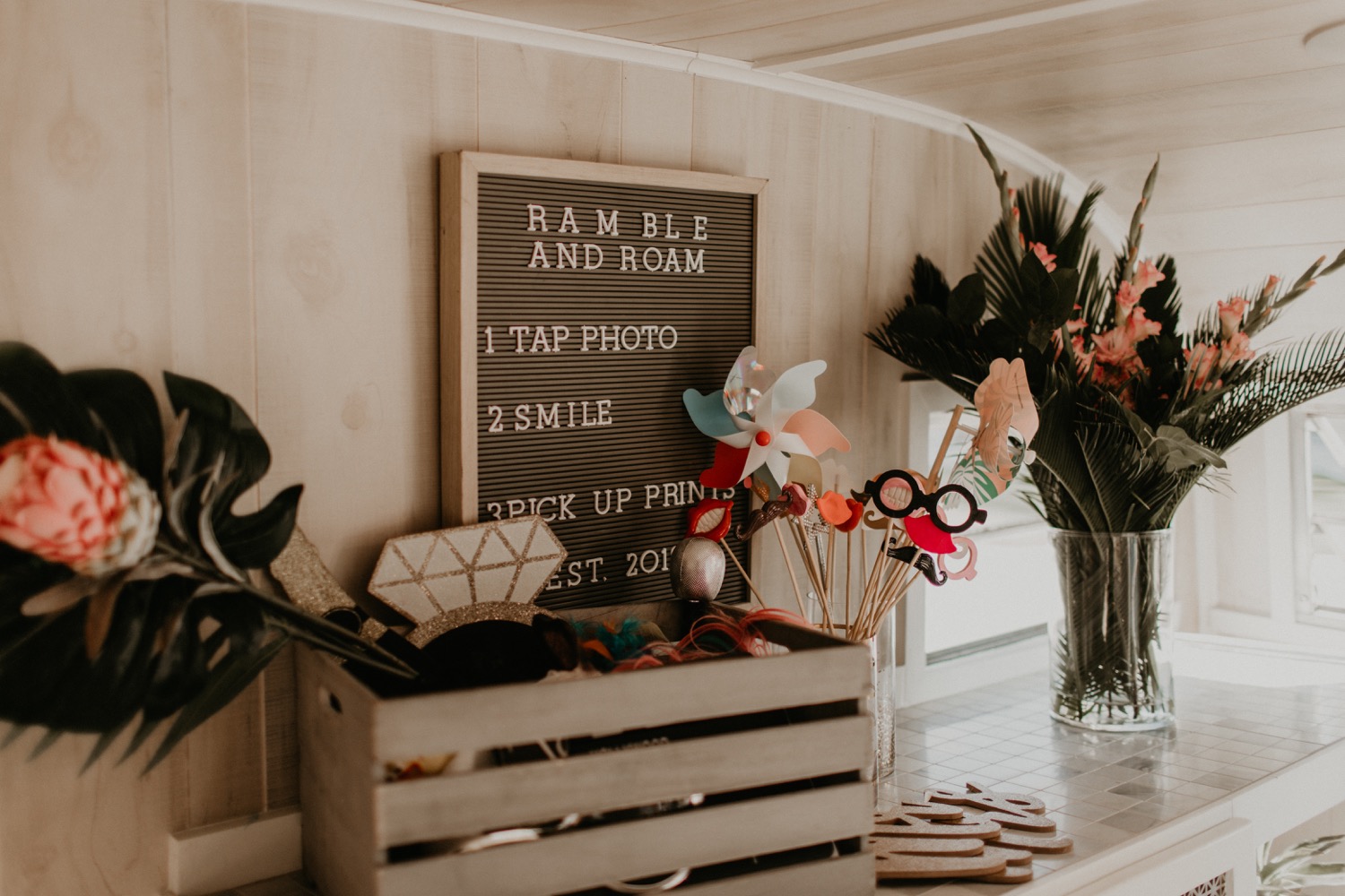 Photo Booth inspiration for your wedding canvas prints